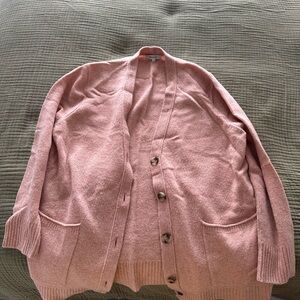 Madewell Pink Knit Cardigan